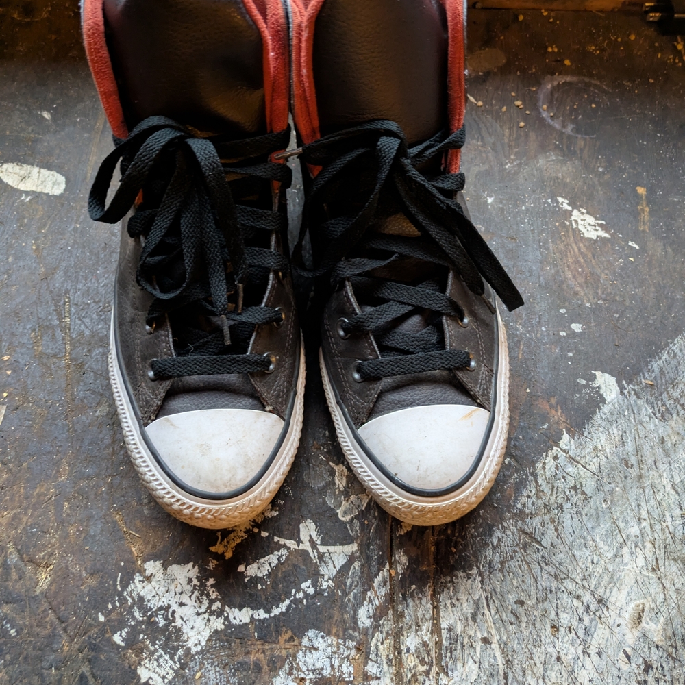 Converse Mens Shoes - Black and Red